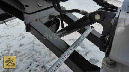 Отвал для уборки снега на ременные трактора усиленный